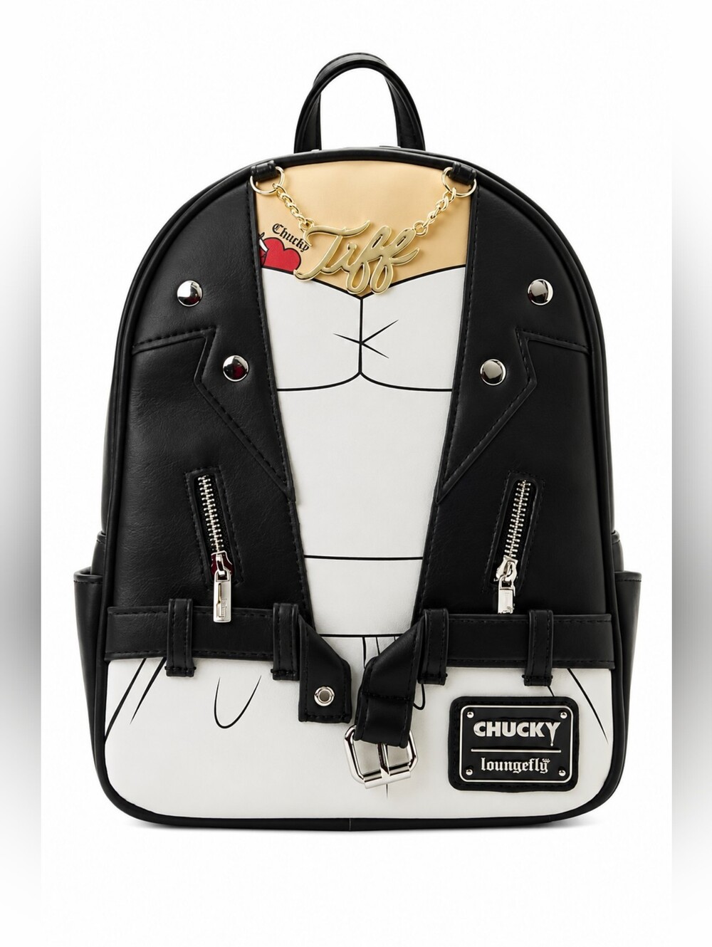 Loungefly Horror Chucky x Tiffany Leather Jacket Backpack
